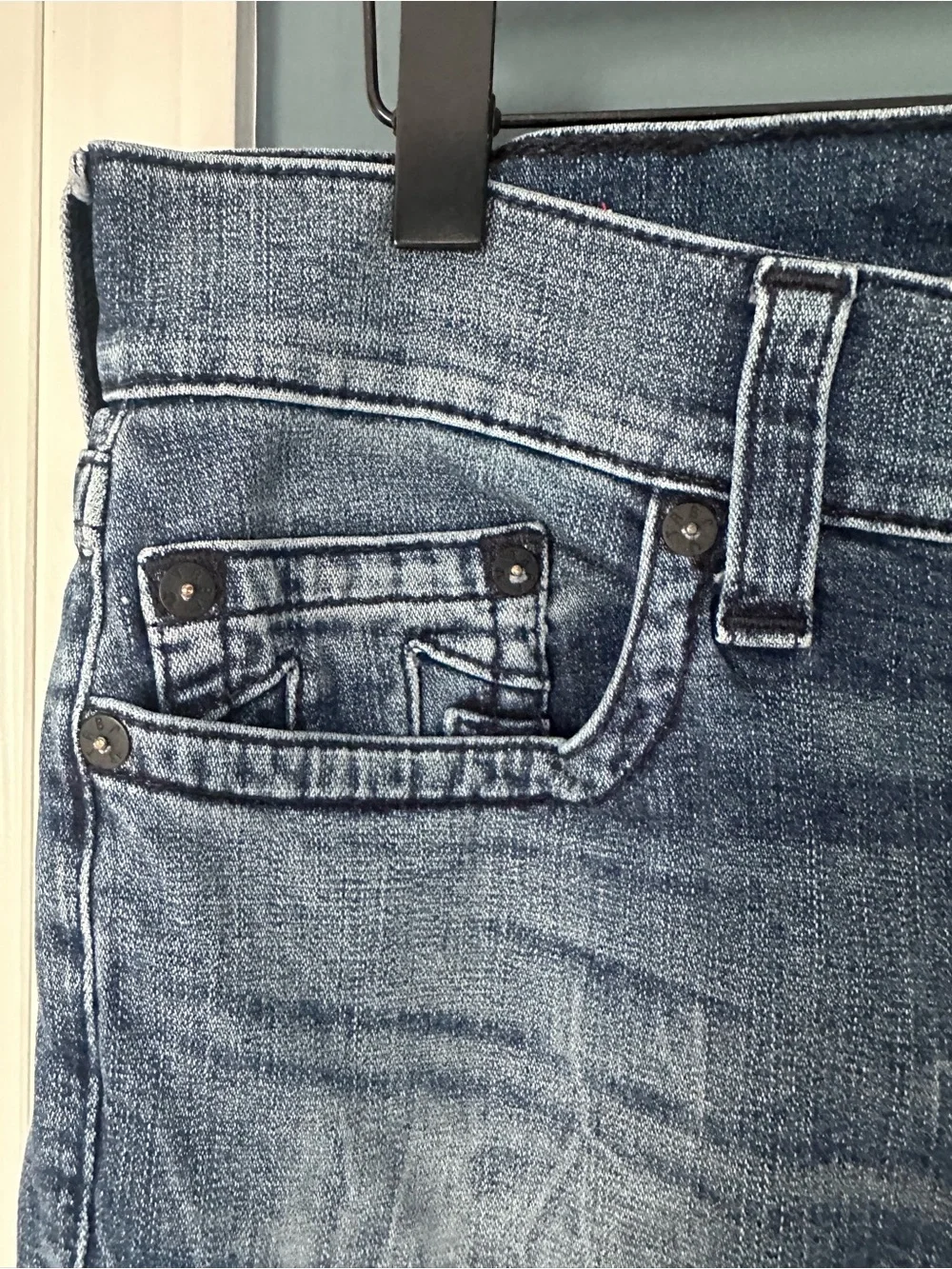 True Religion World Tour Men’s Jeans Size 32 Medium Wash Horseshoe